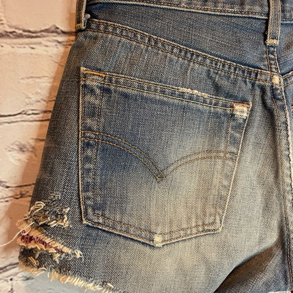 Ragdoll Denim Shorts with Red and Blue Trim - Picture 6 of 7